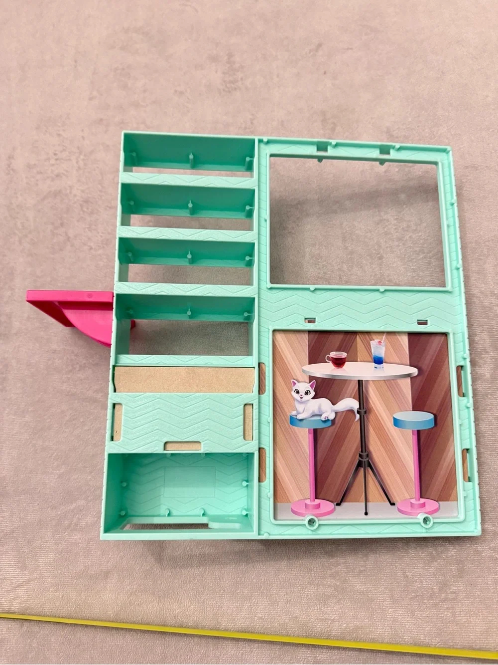 Mattel Barbie Cute 'n' Cozy Cafe Playset REPLACEMENT Wall Shelf Partition HJY19